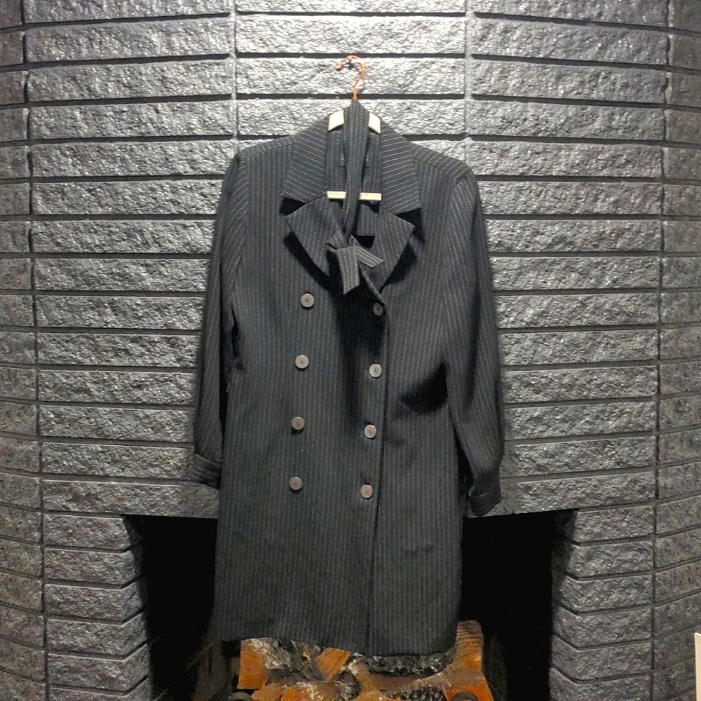 Pinstripe dress
